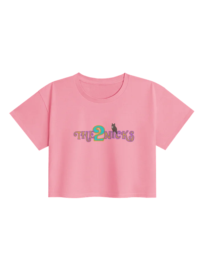 The2Nicks Crop Top Tee - Black product image (2)
