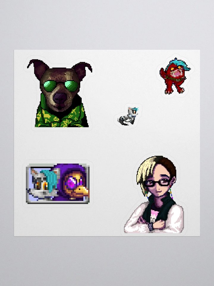 RR Pixels Sticker Sheet - Standard Edition product image (1)