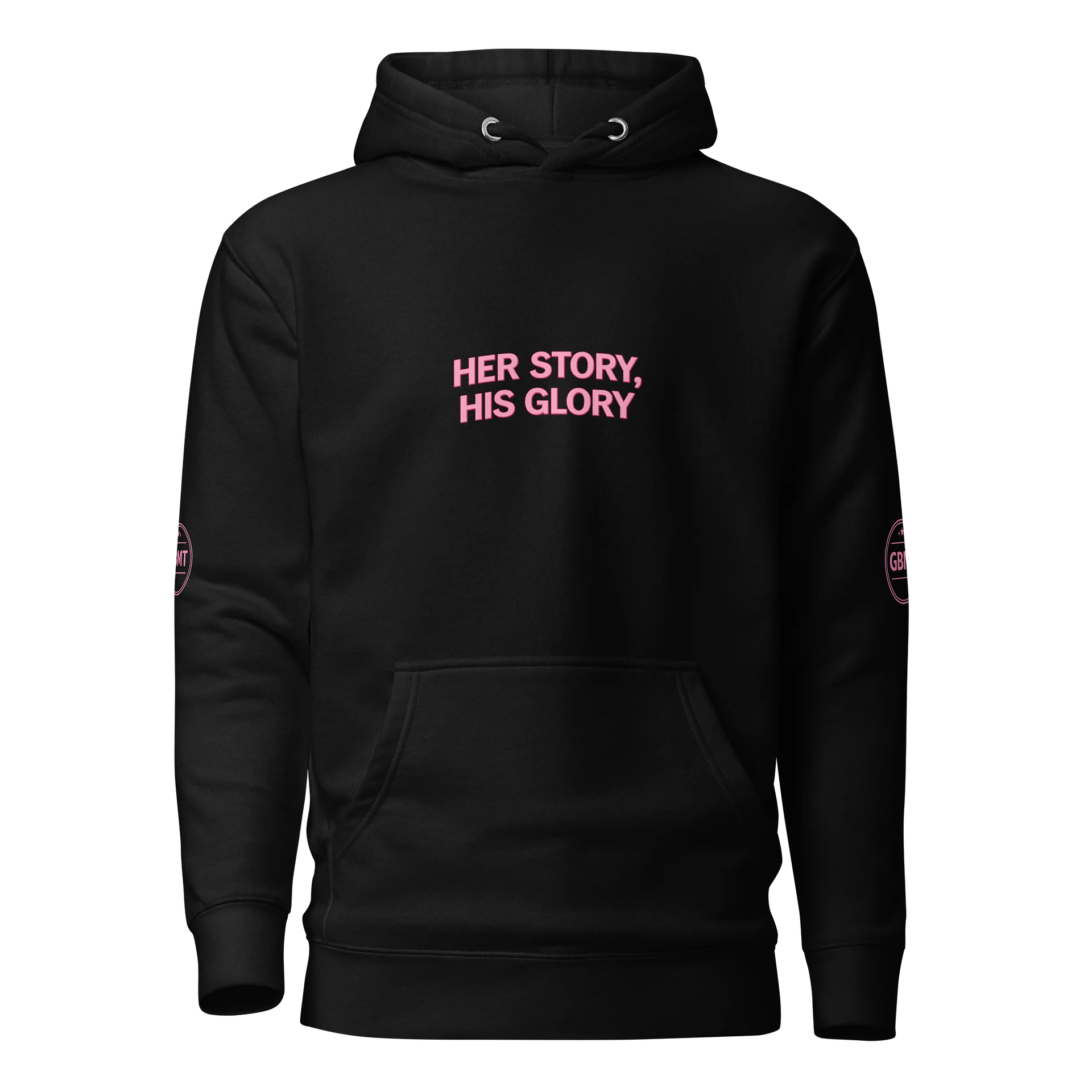 HER STORY, HIS GLORY Hoodie – Faith Statement | Women’s Inspirational Streetwear | GBMT Collection product image (1)
