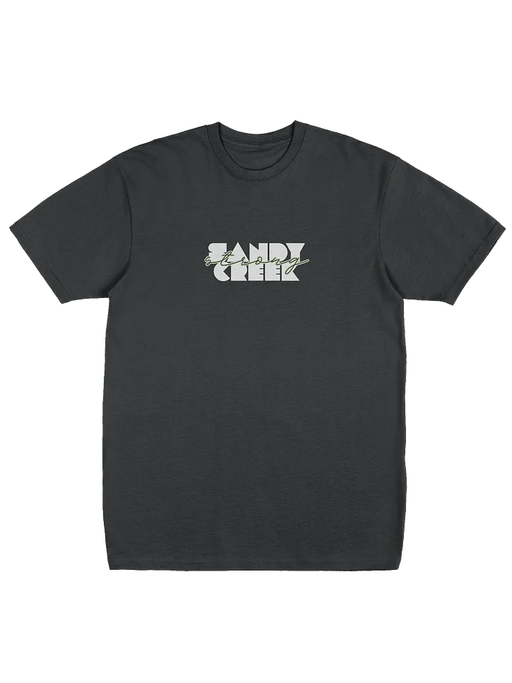 White Logo Sandy Creek Strong Script Men's Tee product image (3)
