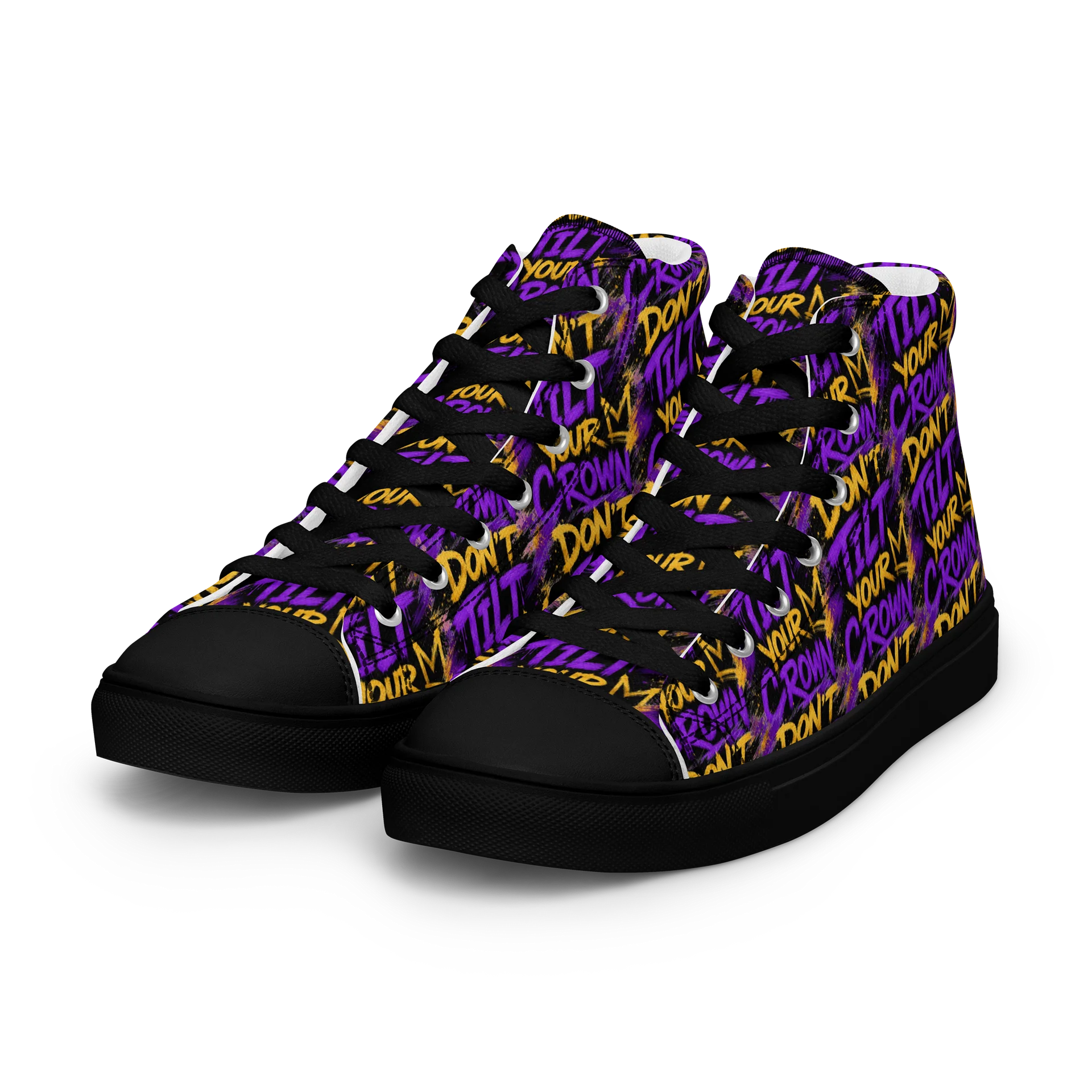 Don’t Tilt Your Crown High Tops product image (6)