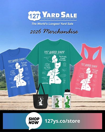 🛍️ The official 2026 127 Yard Sale merchandise is here!

Comment 𝐌𝐄𝐑𝐂𝐇 and we'll send you the link to shop! 👇

Whether you're...
