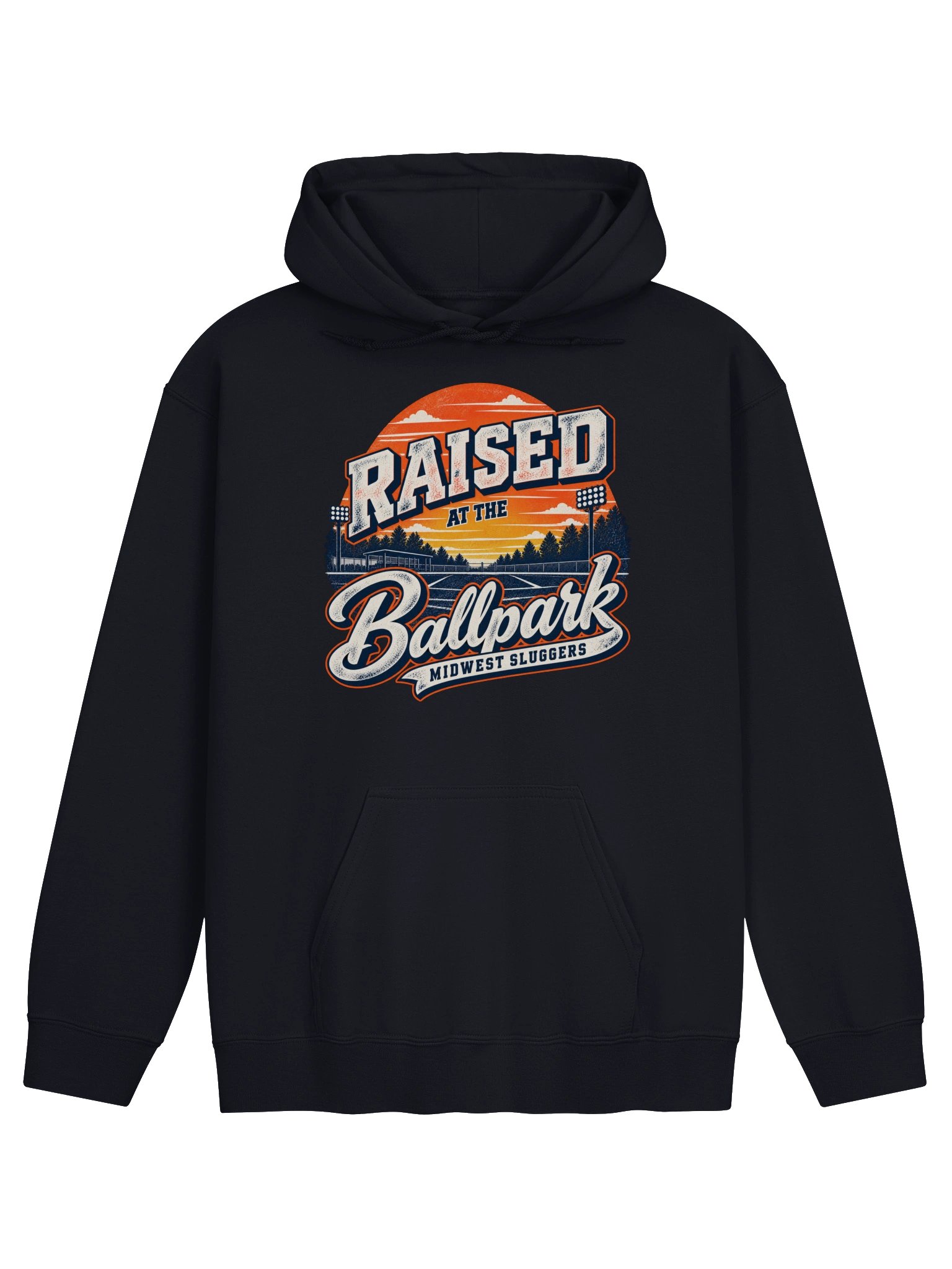 Raised At The Ballpark Unisex Hoodie product image (5)