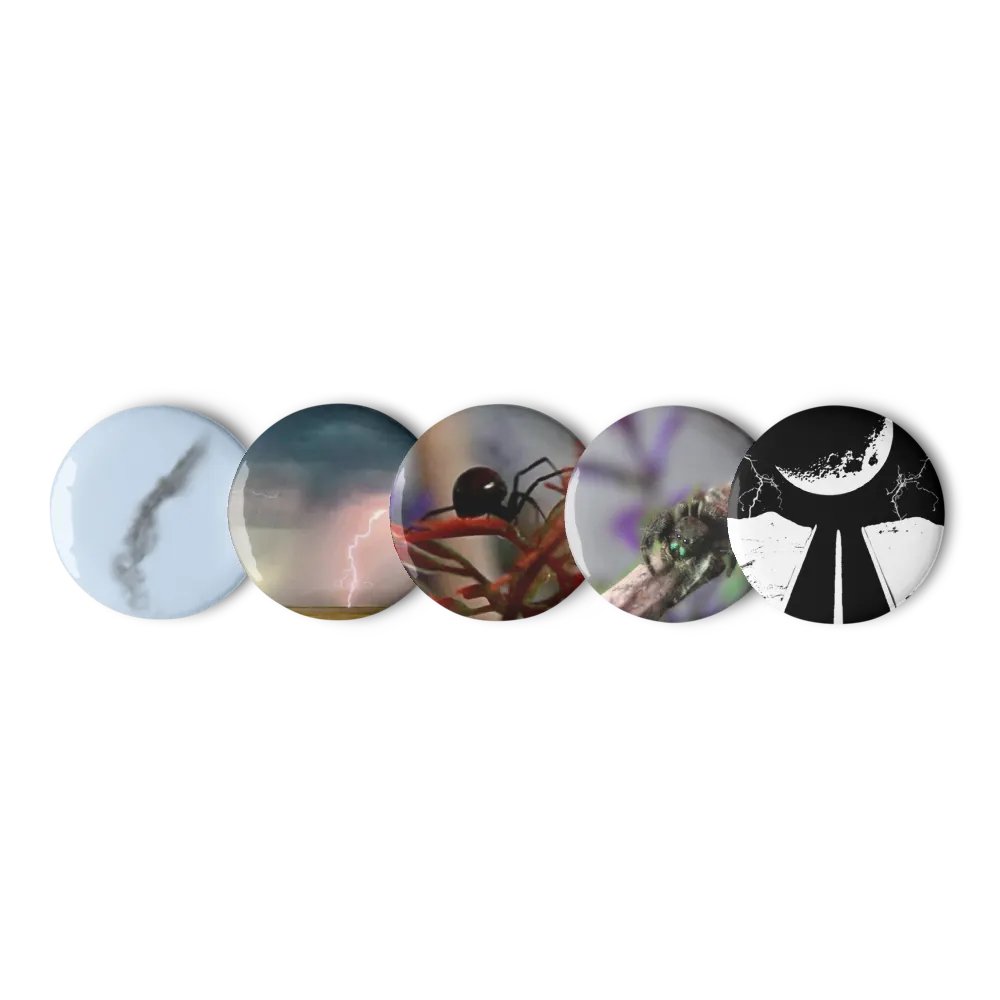 Tornadomancer Pin Button Set product image (1)