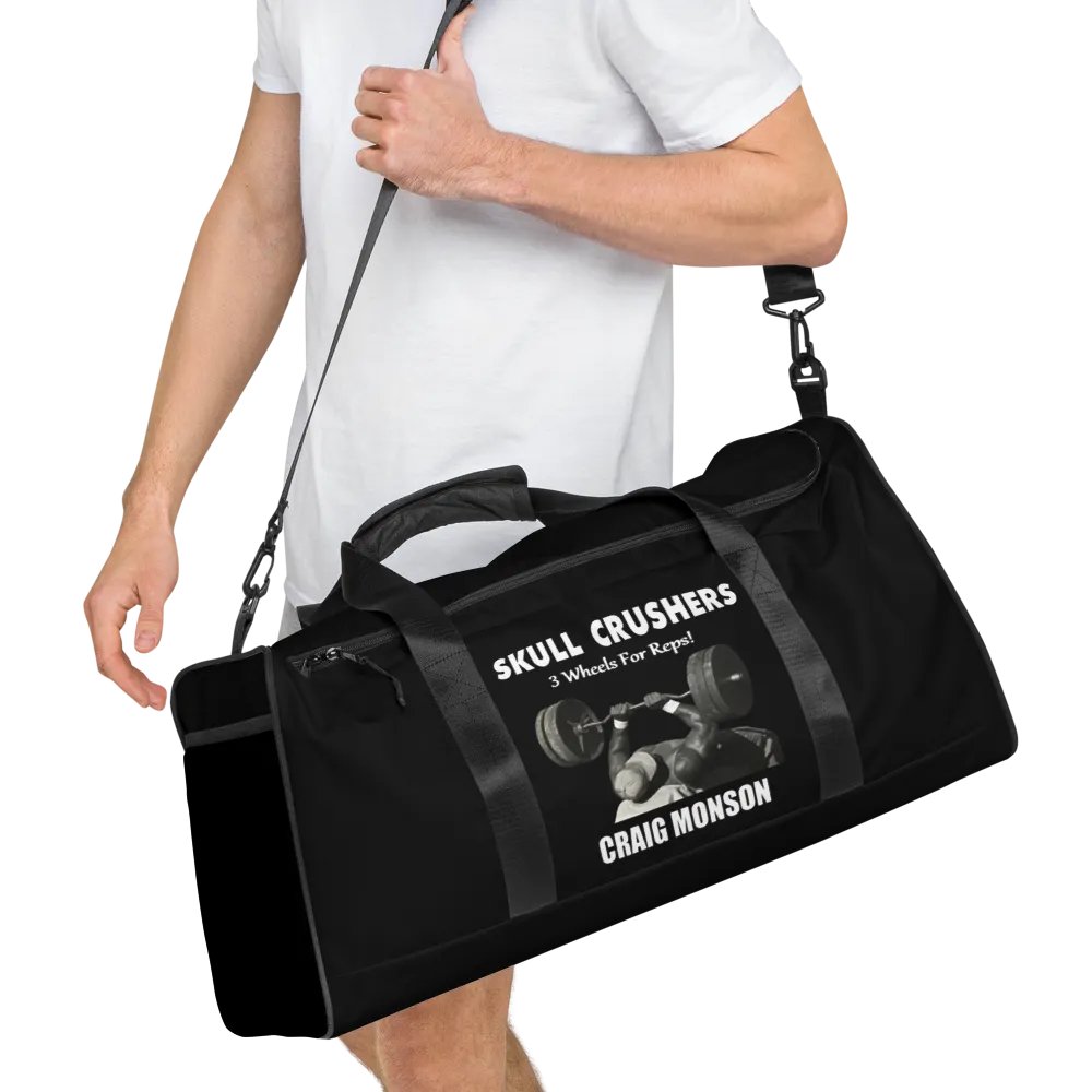Craig Monson Three Wheels For Reps! Duffle Bag product image (10)