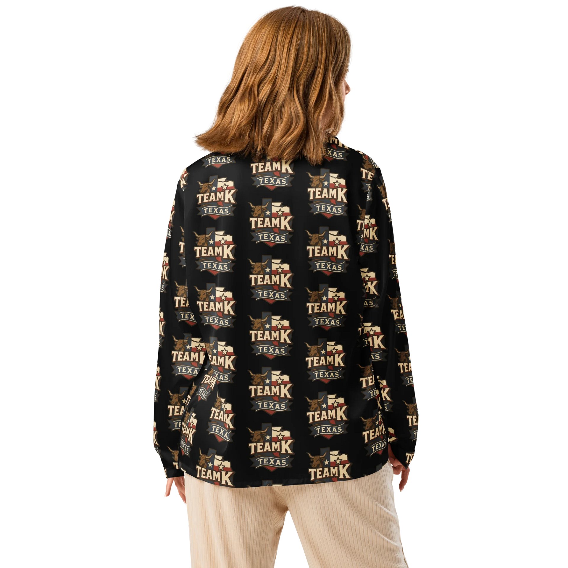 Team K Texas Women's Long Sleeve Pajama Top product image (2)