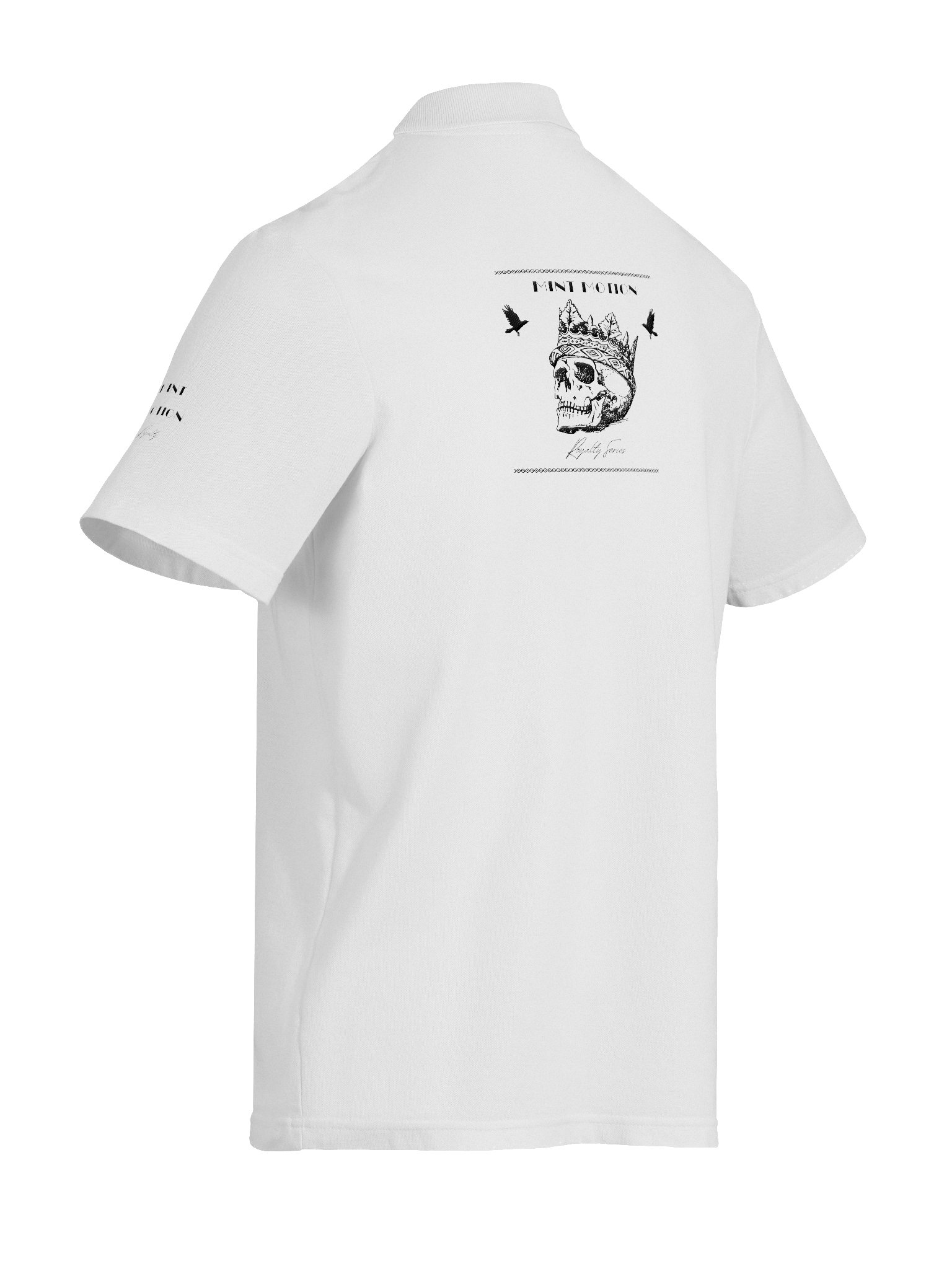 Royalty Series Black Print Premium Polo Shirt product image (18)
