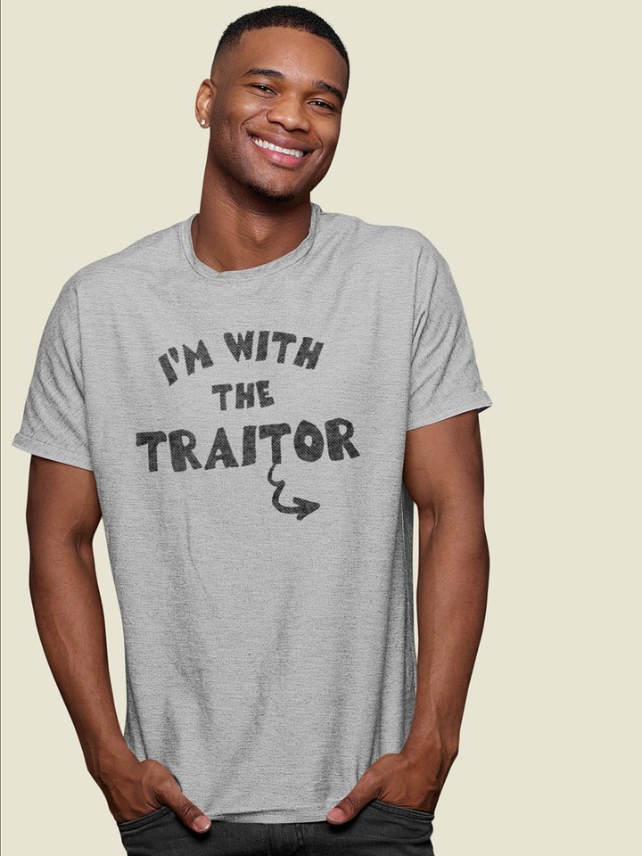 I'm With the Traitor Board Game T-shirt, Couple Shirts product image (1)