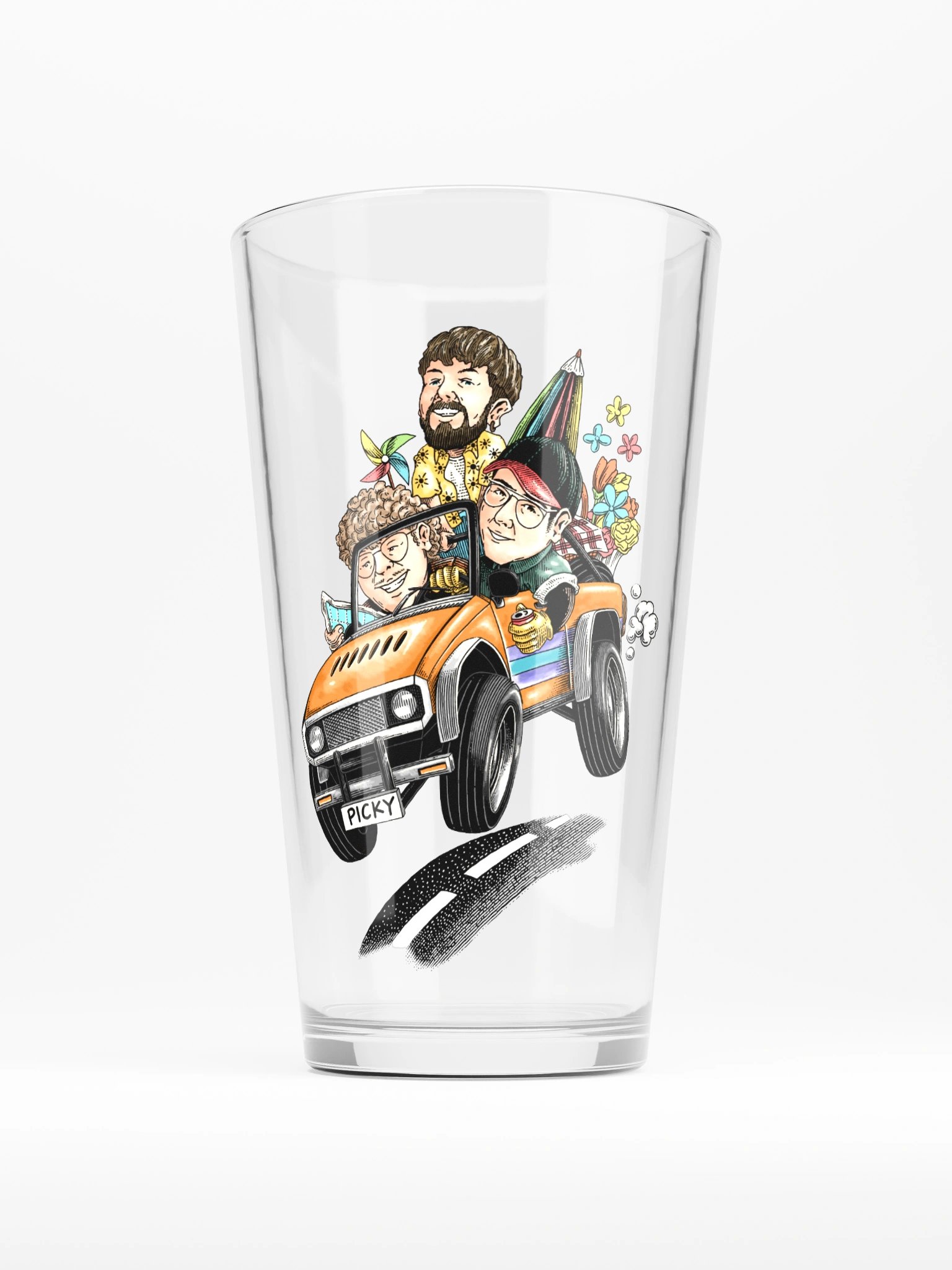 Summer Drive Pint Glass product image (2)