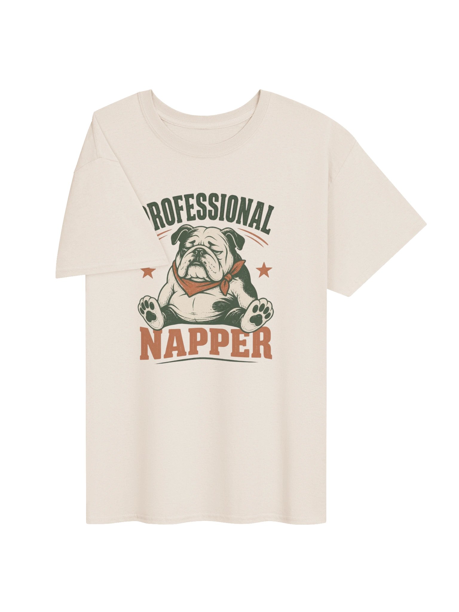 Professional Napper Bulldog T-Shirt – Funny Vintage Dog Lover Gift product image (18)