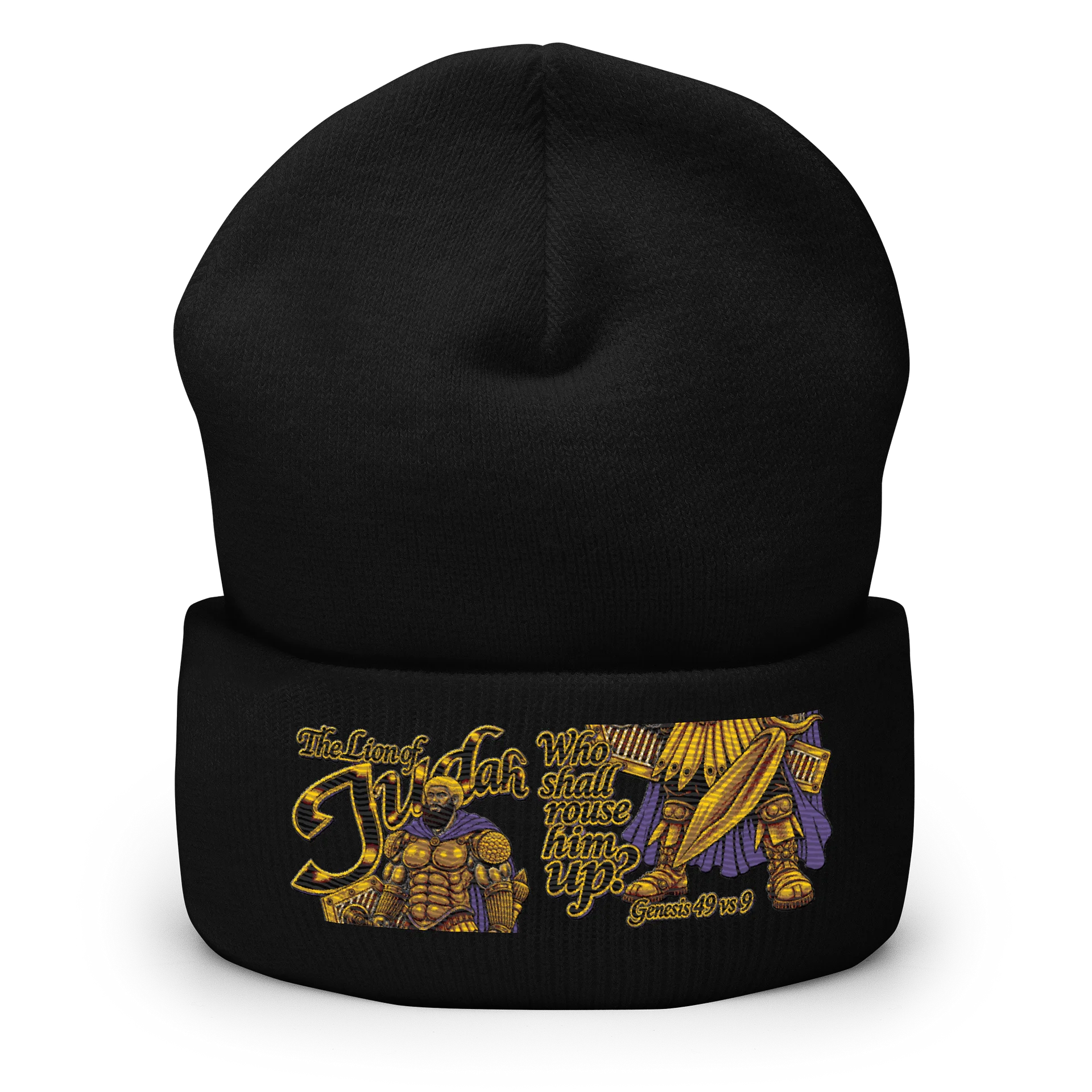 The Lion of Judah Cuffed Beanie 2 product image (1)