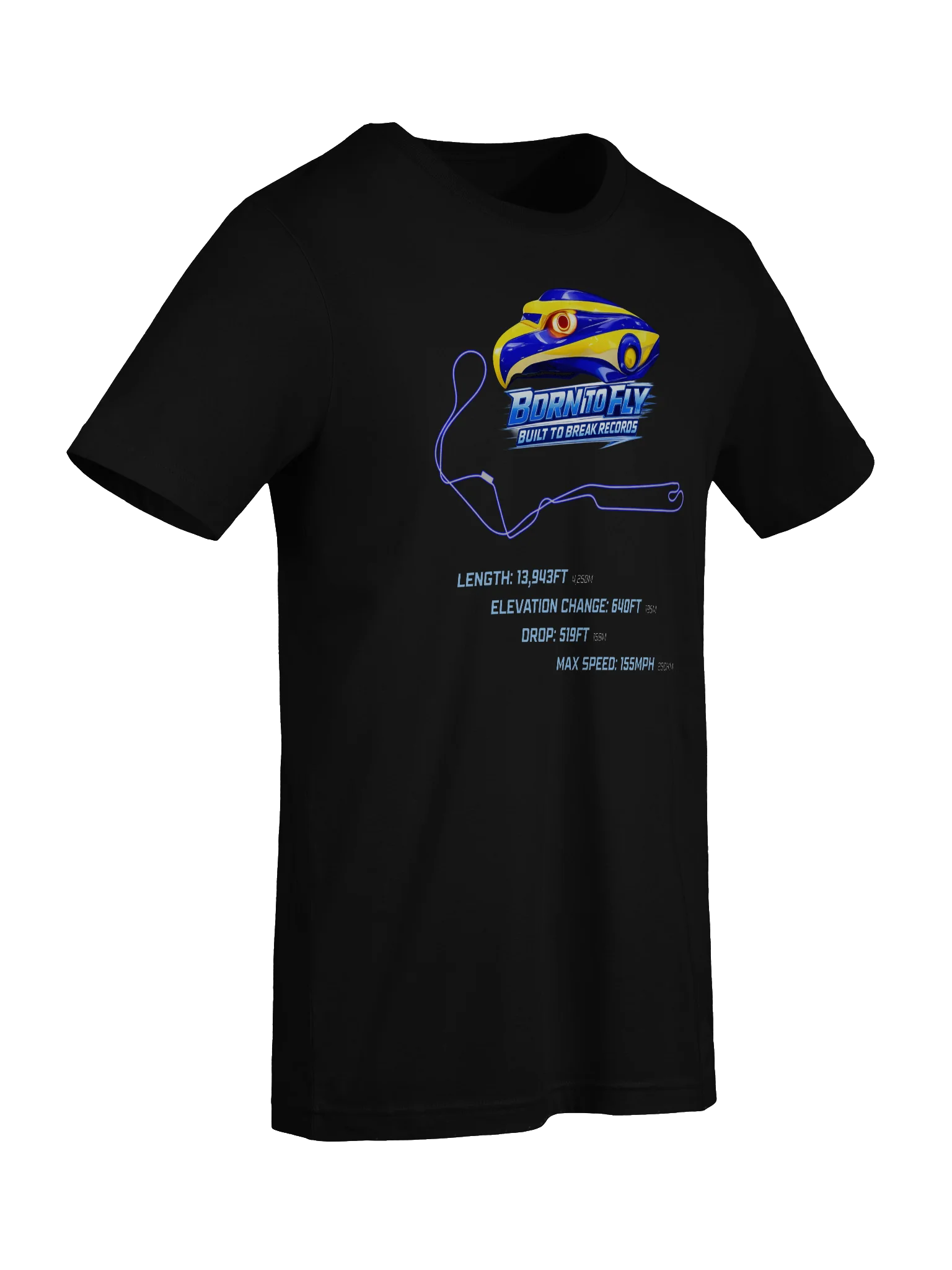 Born To Fly - Falcon's Shirt - World's Tallest, Fastest & Longest Roller Coaster product image (9)