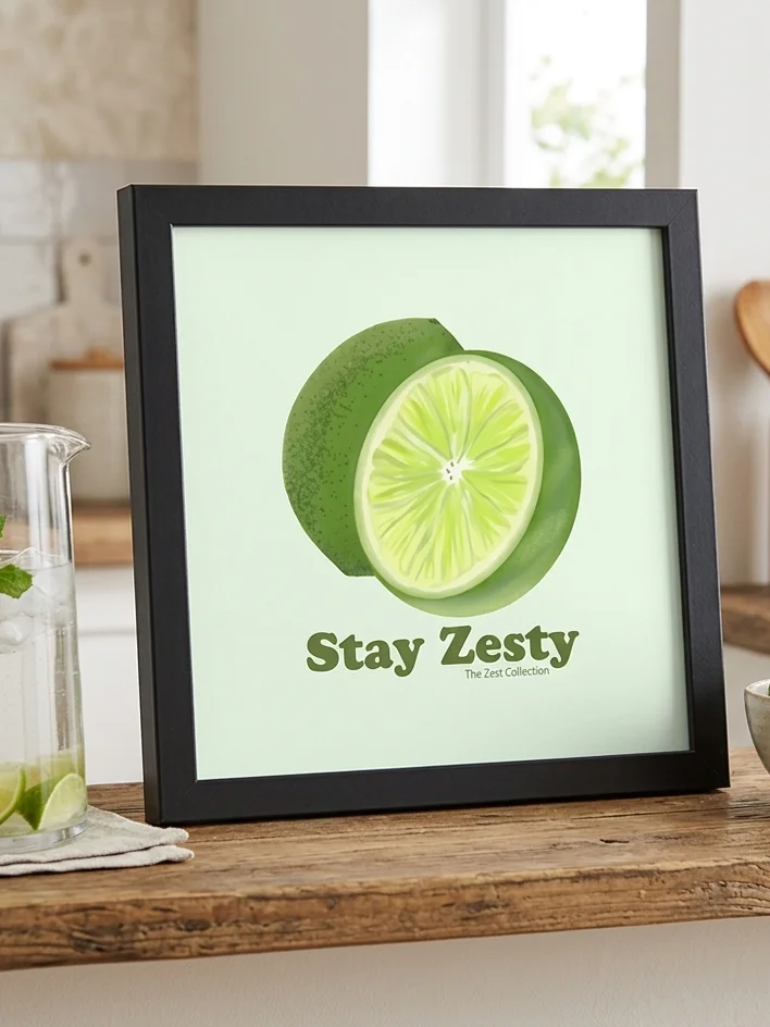 Stay Zesty – Framed High-Quality Matte Poster product image (1)
