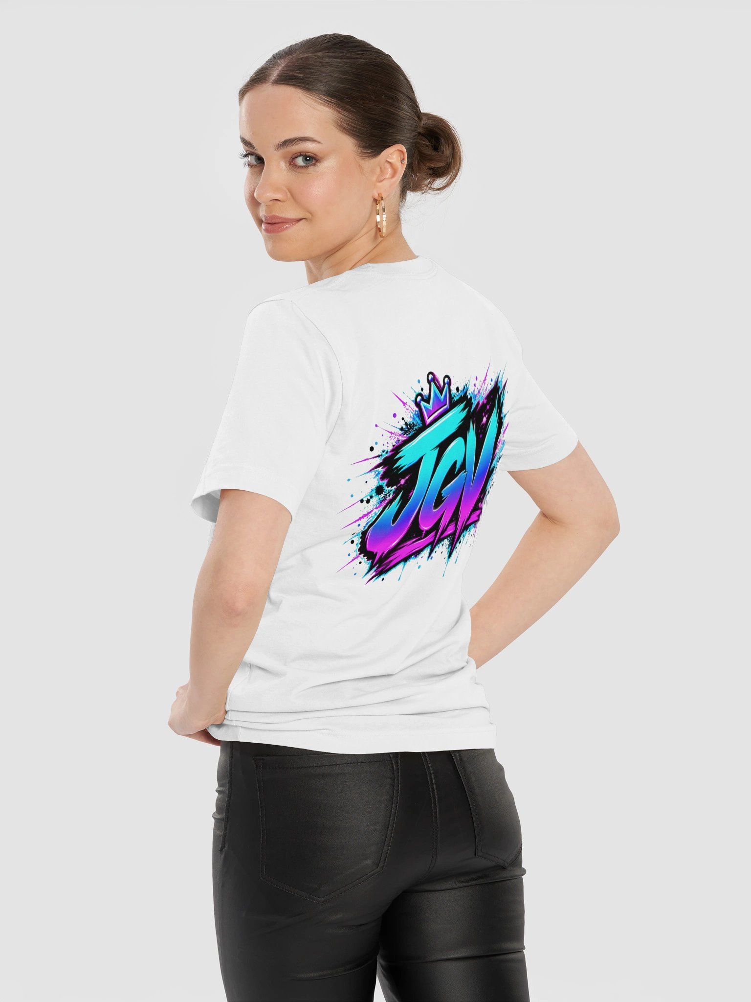 JGV Crown Streetwear Tee | Front & Back product image (26)