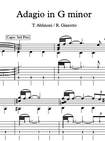 Adagio in G minor by T. Albinoni product image (2)
