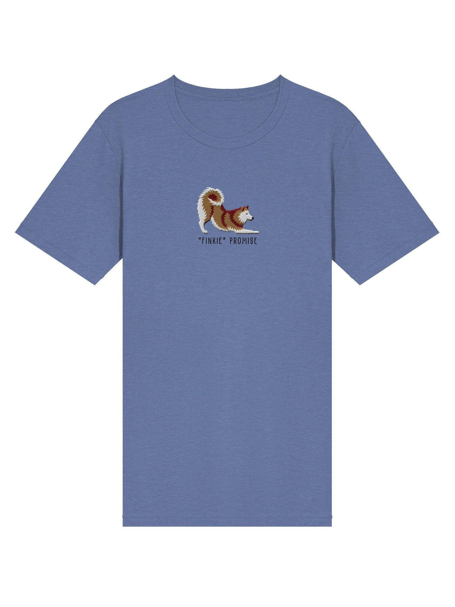 Finkie Promise T-Shirt(Embroidered) of a Finnish Spitz(Gold) product image (27)