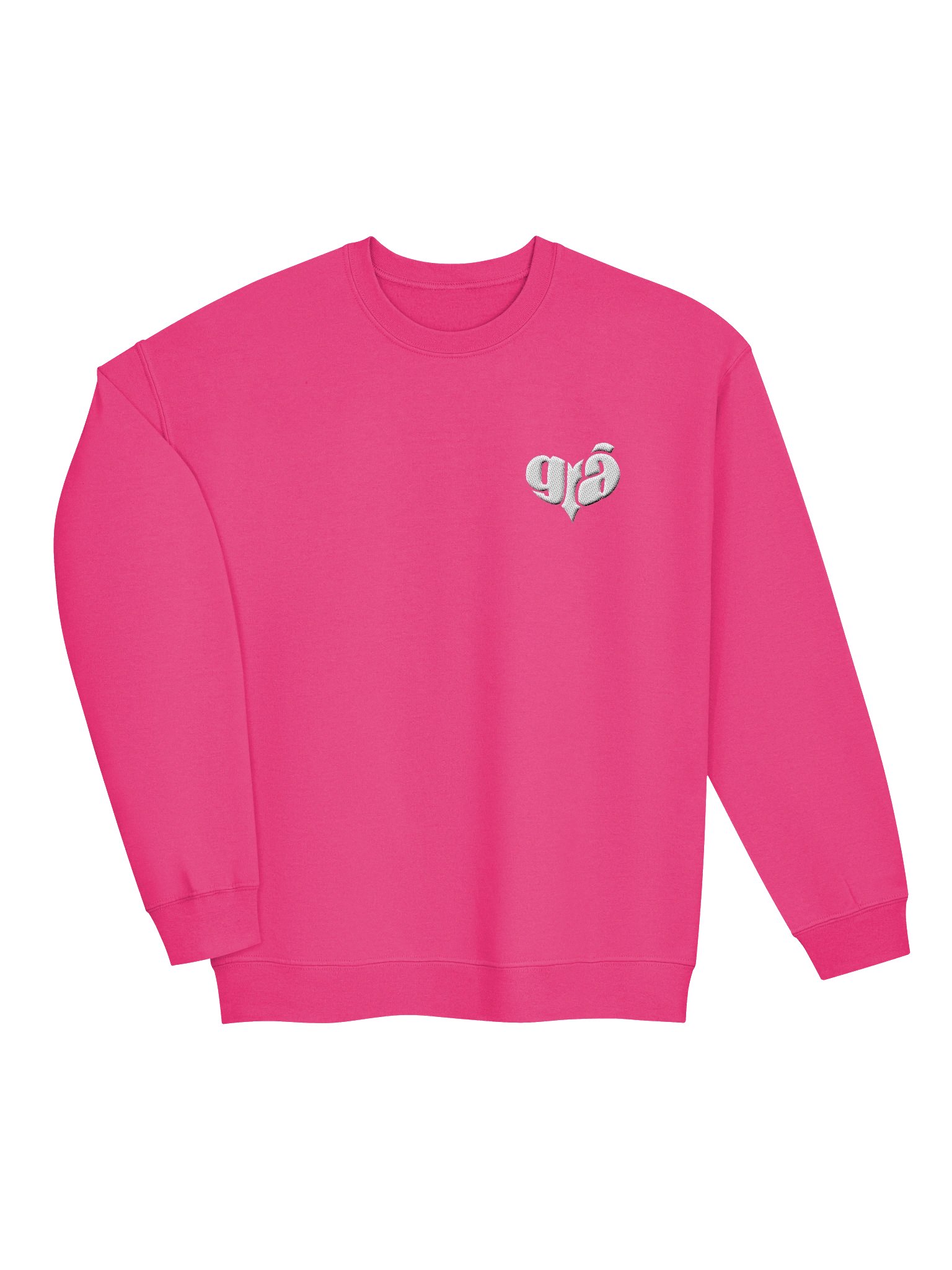 Grá Meaning Love 🩷 Embroidered Sweatshirt in Irish / Gaeilge / Gaelic product image (1)