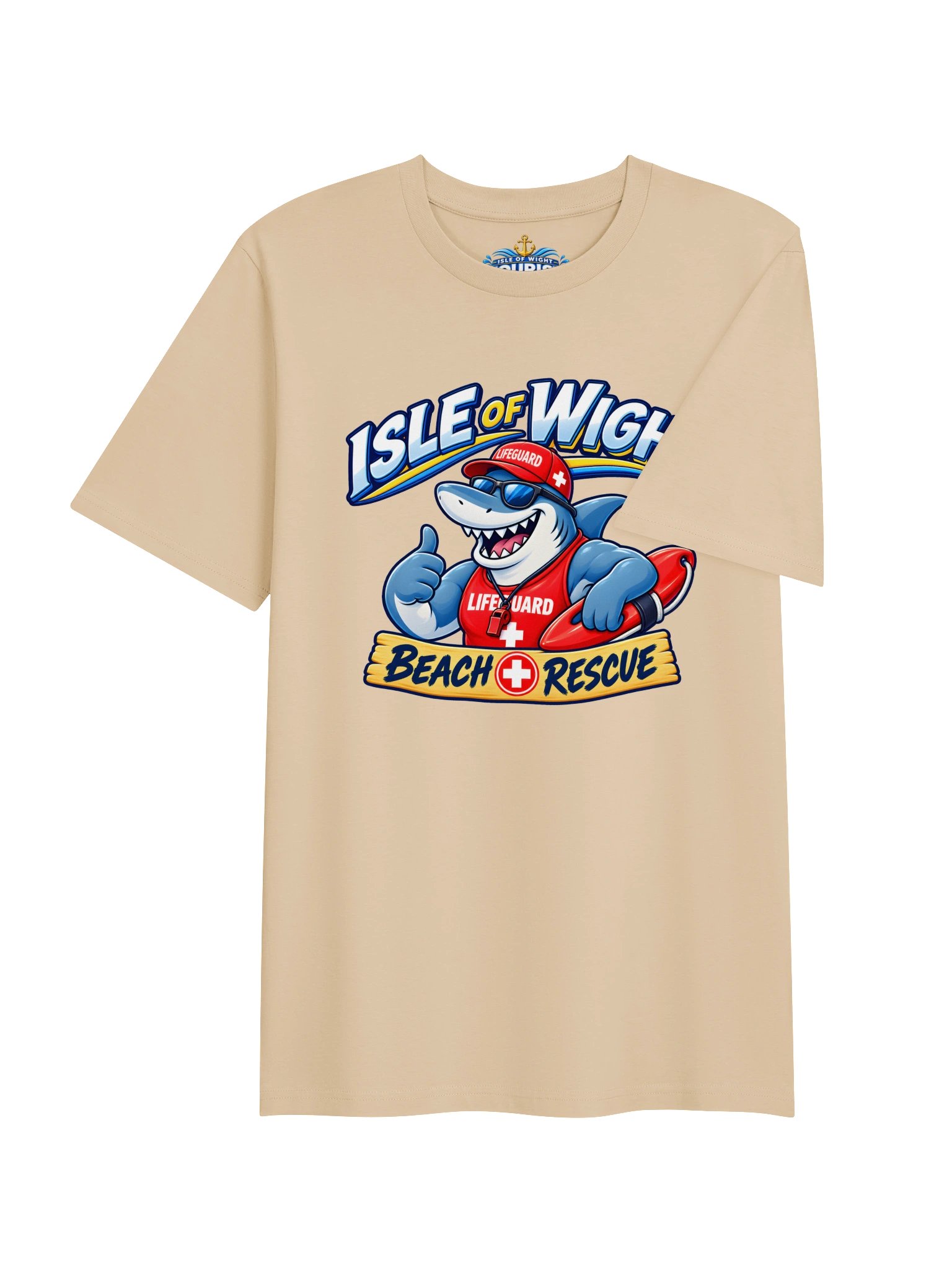 Isle of Wight Beach Rescue Shark T-Shirt product image (11)