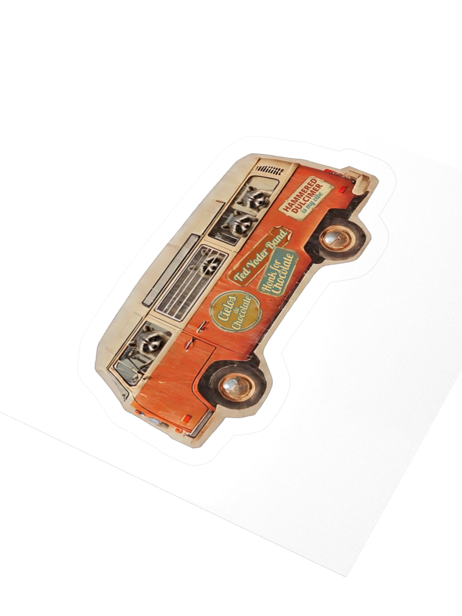 Honk for Chocolate Raccoon Sticker product image (3)
