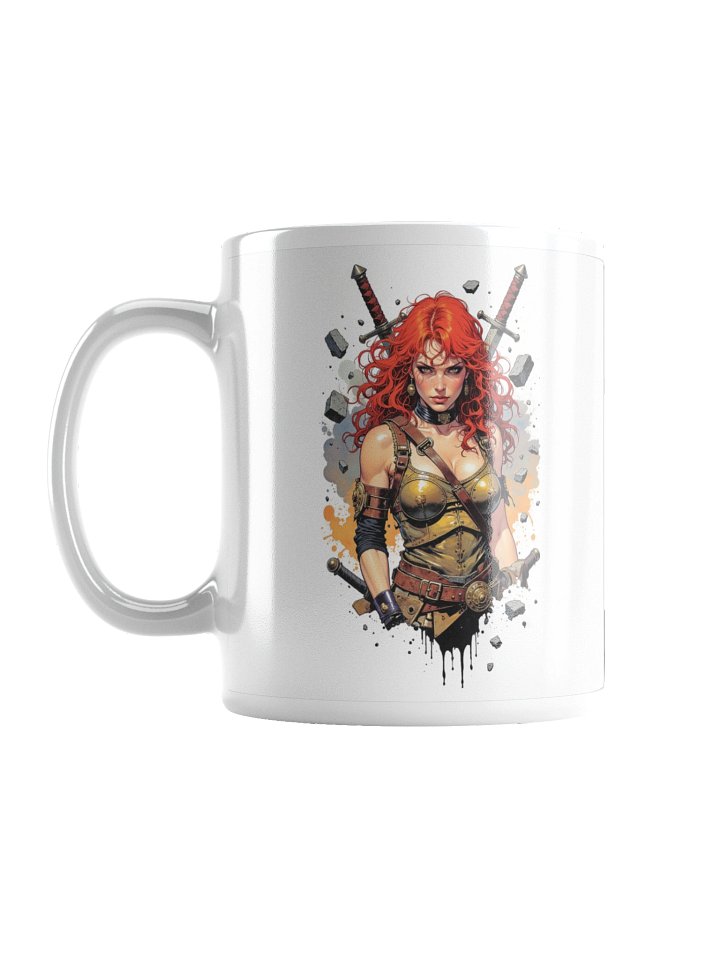Fantasy Red Warrior Coffee Mug product image (1)