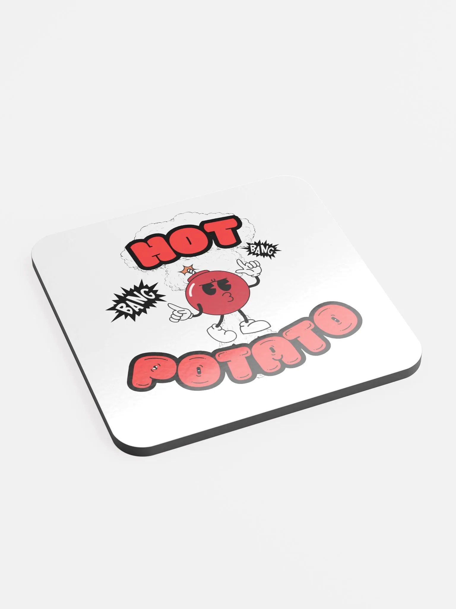 Hot Potato Glossy Coaster product image (2)