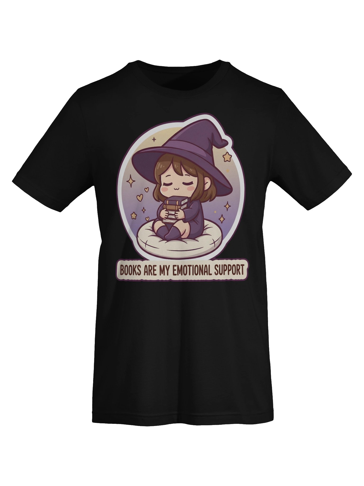 Books are my emotional support - Cozy Witch T-Shirt product image (5)