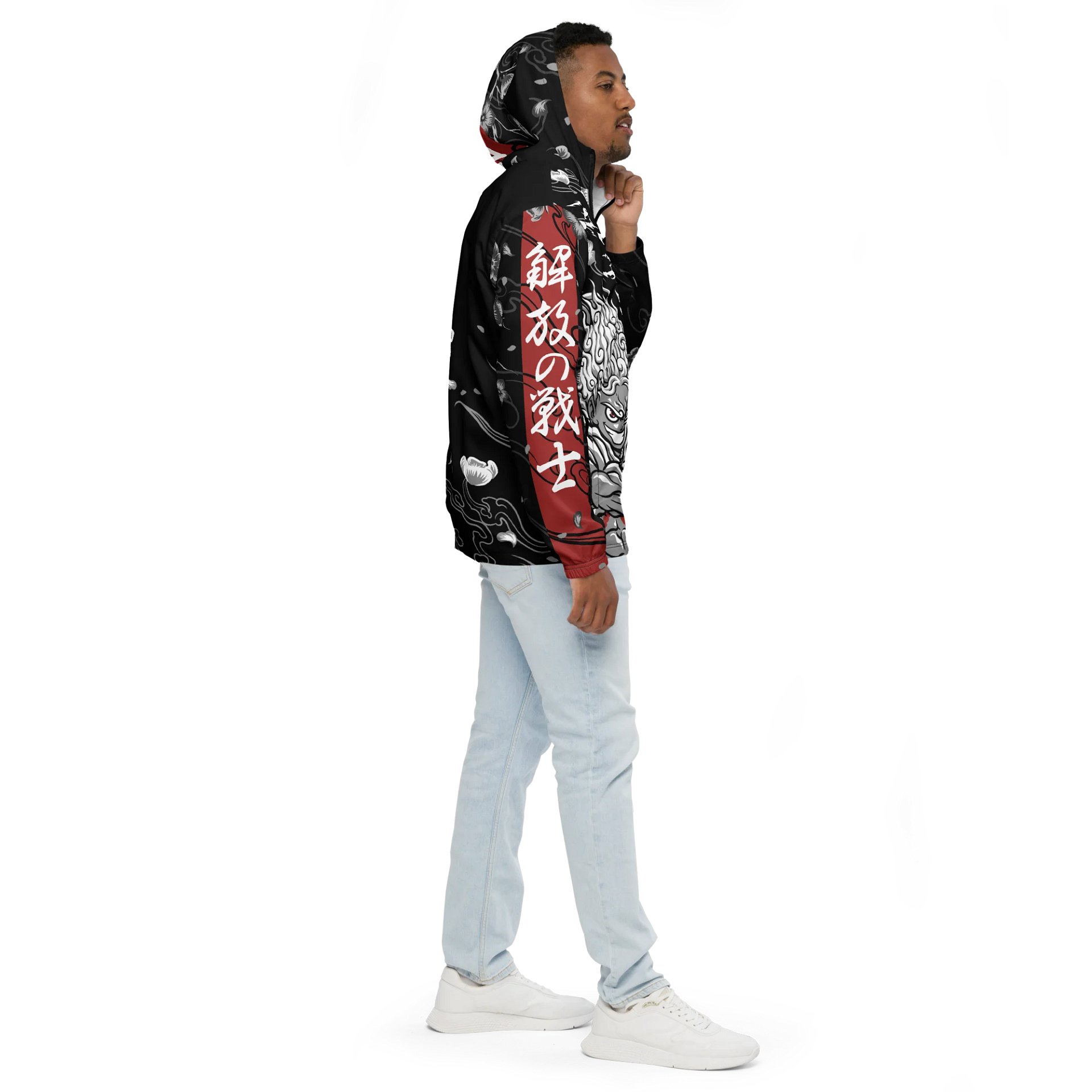 Sun God Nika - All-Over Print Windbreaker product image (6)