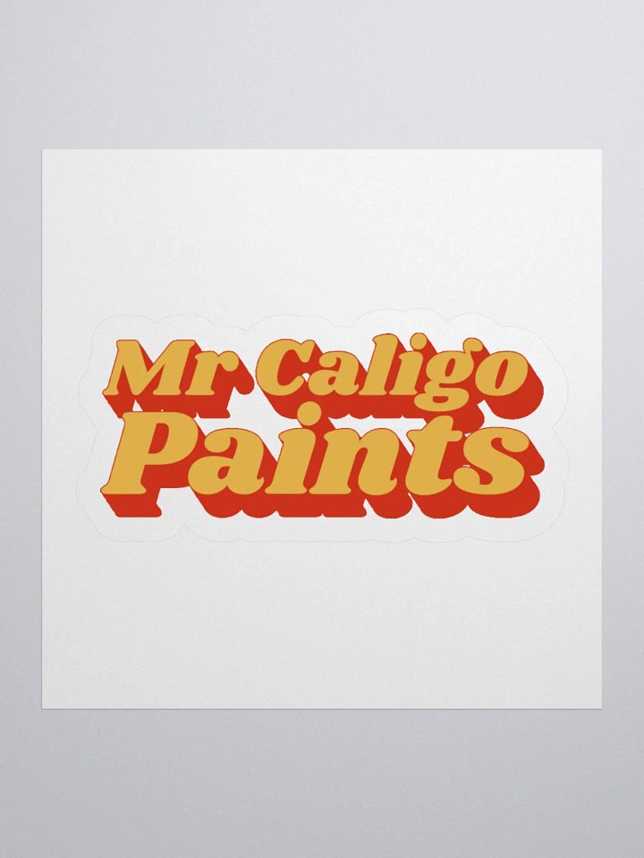 Mr Caligo Paints - Kiss Cut Sticker product image (3)