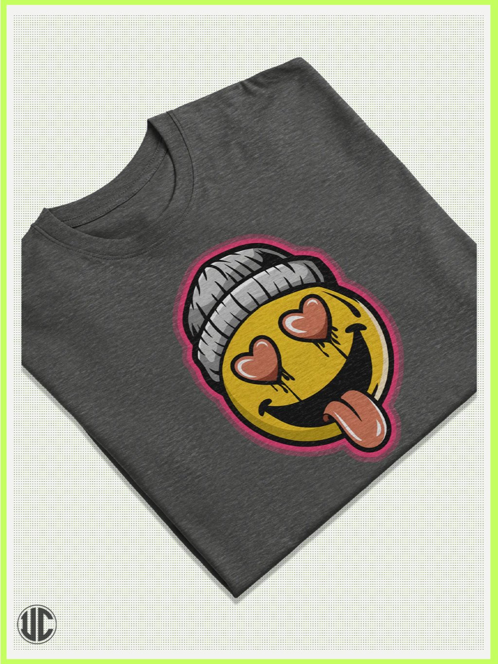 No Filter Smiley Heavyweight T-Shirt product image (2)