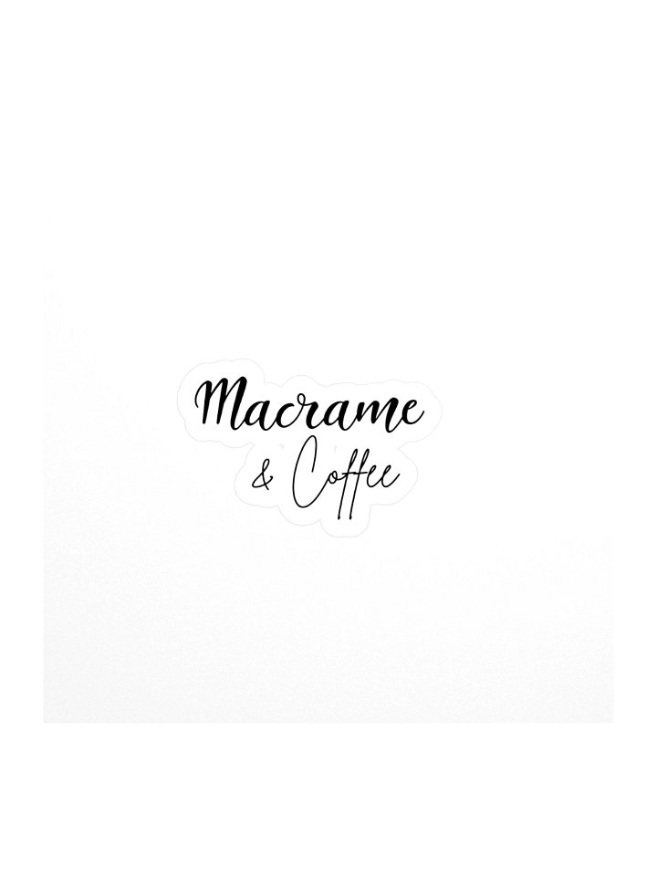 Macrame and Coffee Sticker product image (1)
