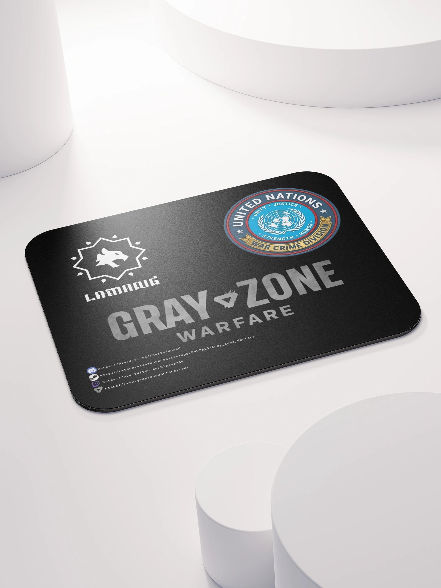 UNWCD/LRI Mouse Pad - Black product image (4)