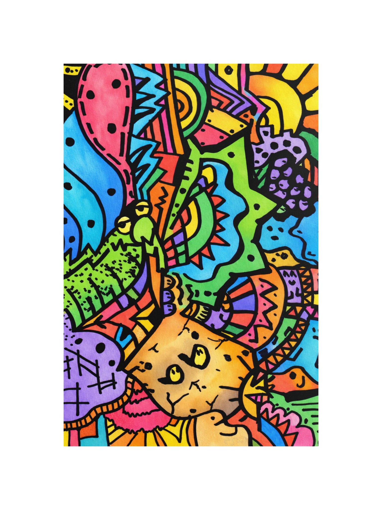 #3 Sunny the Cat - Color Poster product image (4)