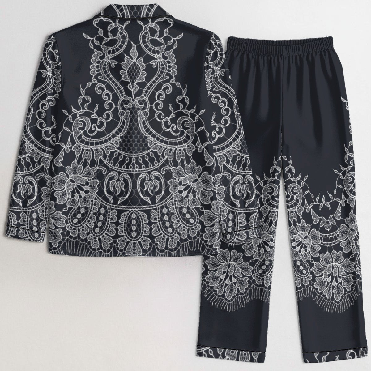 Midnight Lace Elegance Pajama Set product image (2)