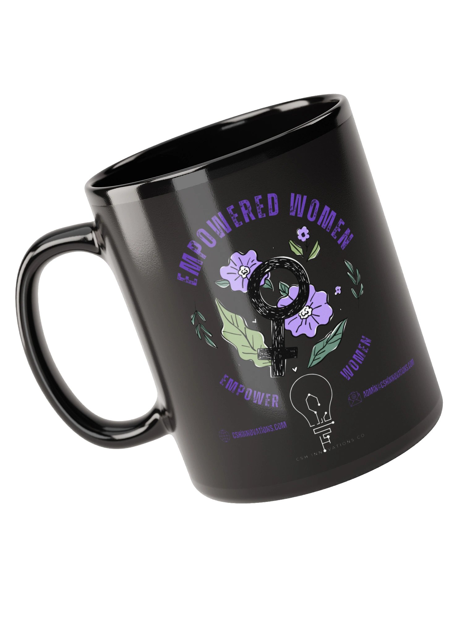 Empowered Women Black Mug product image (6)