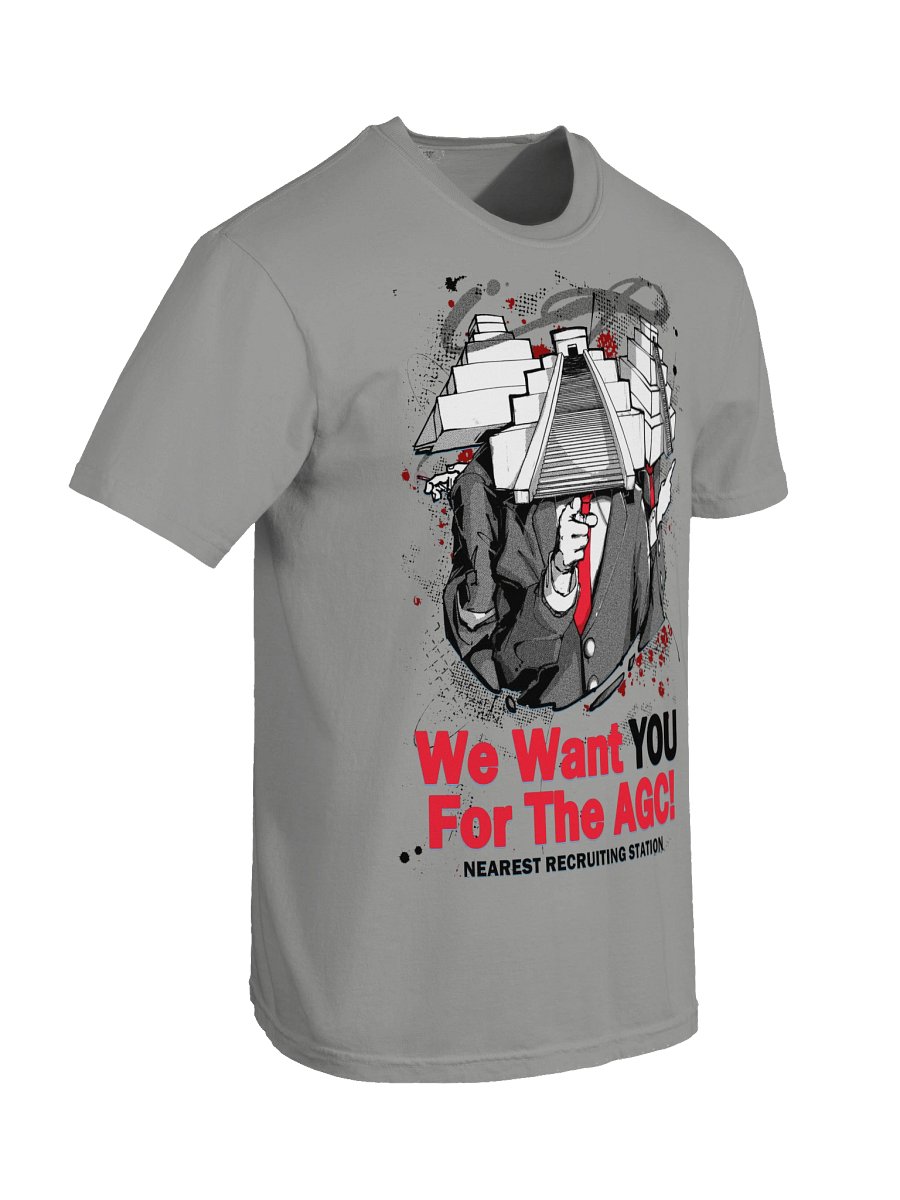 AGC RECRUIT TEE GRAY product image (6)