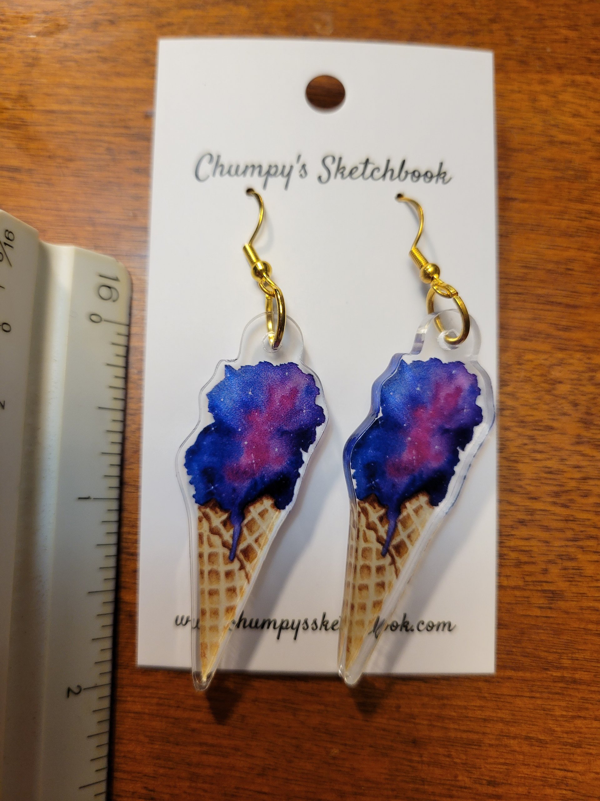 Galaxy Cone Earring product image (2)