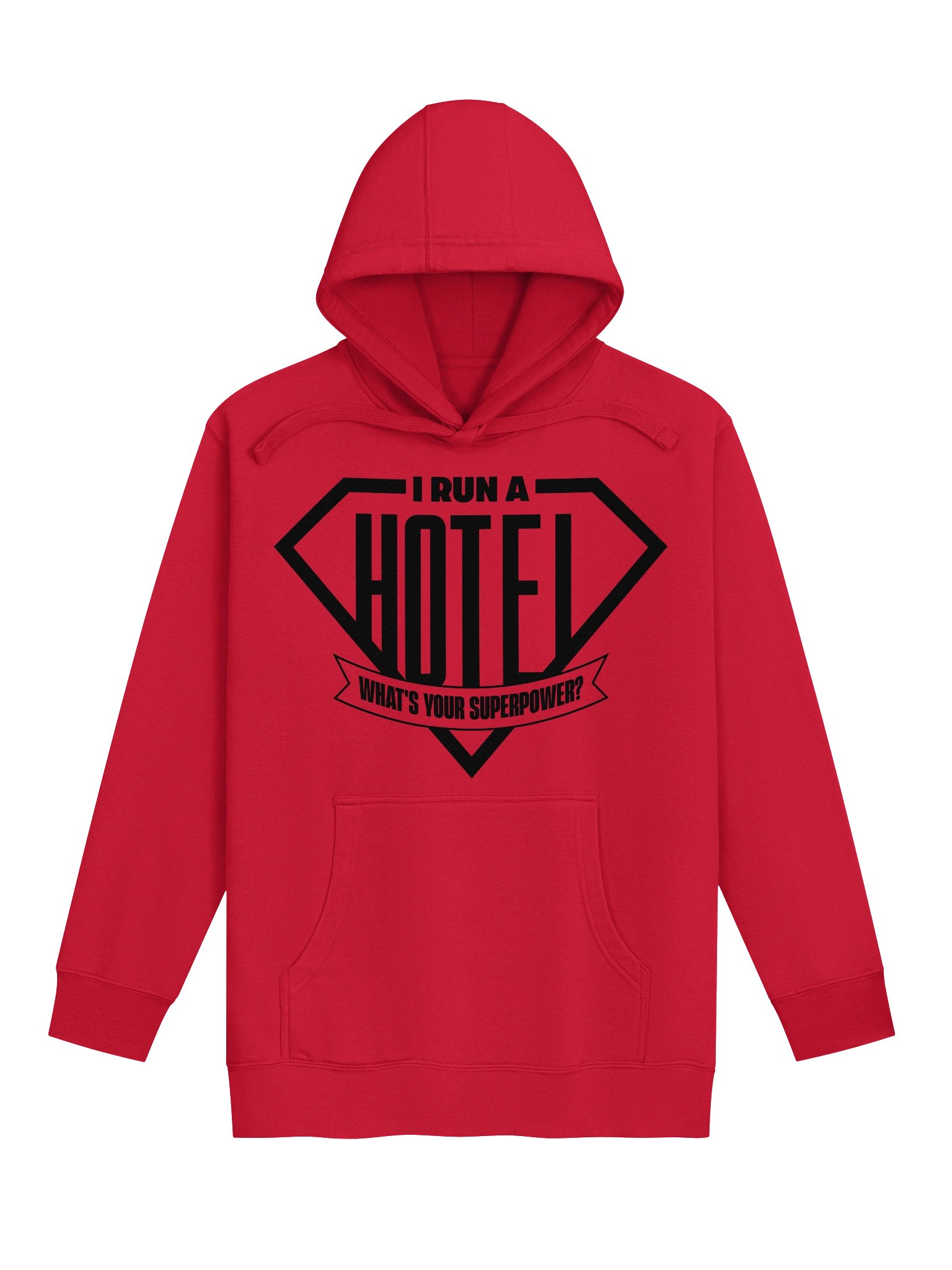 Hotel Sweatshirt – I Ran A Hotel, What's Your Superpower? (Light) product image (1)