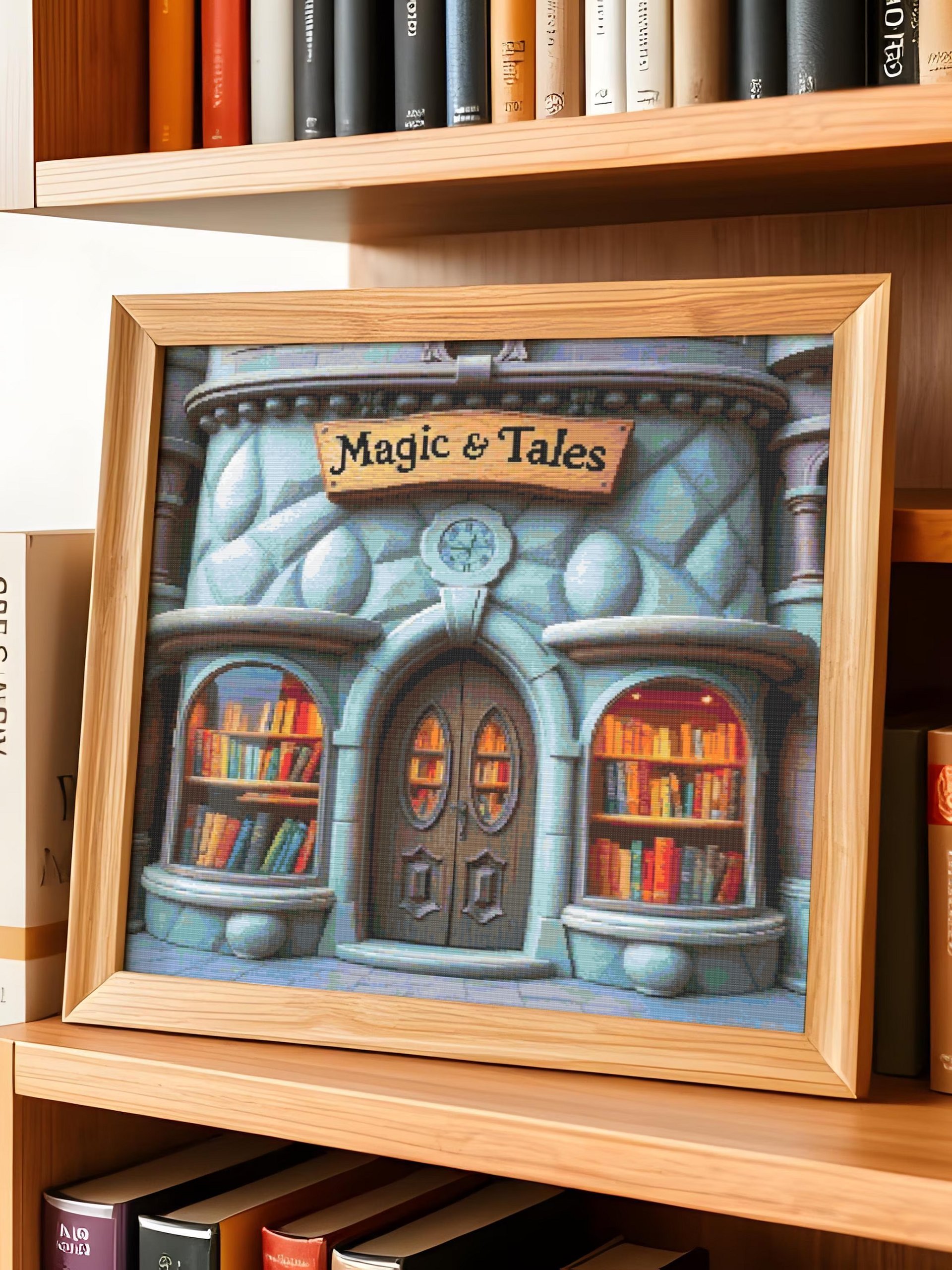 Magic And Tales Book Store Cross Stitch Pattern product image (6)