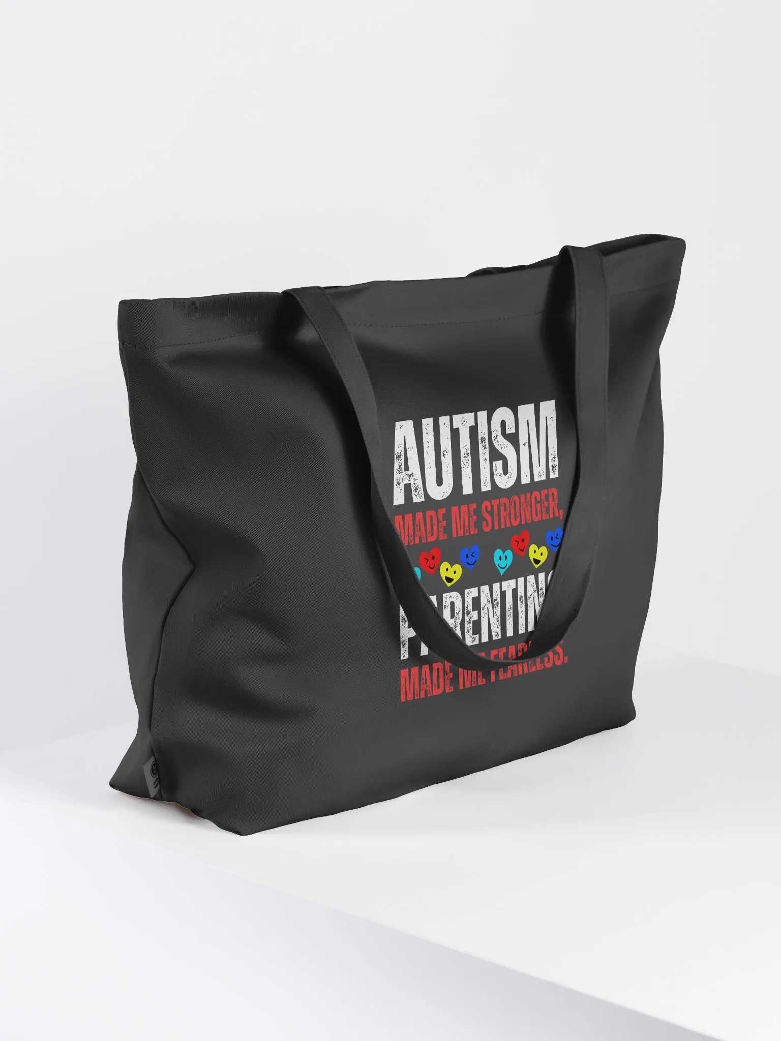 Autism Made Me Stronger. Parenting Made Me Fearless Eco Tote Bag product image (3)