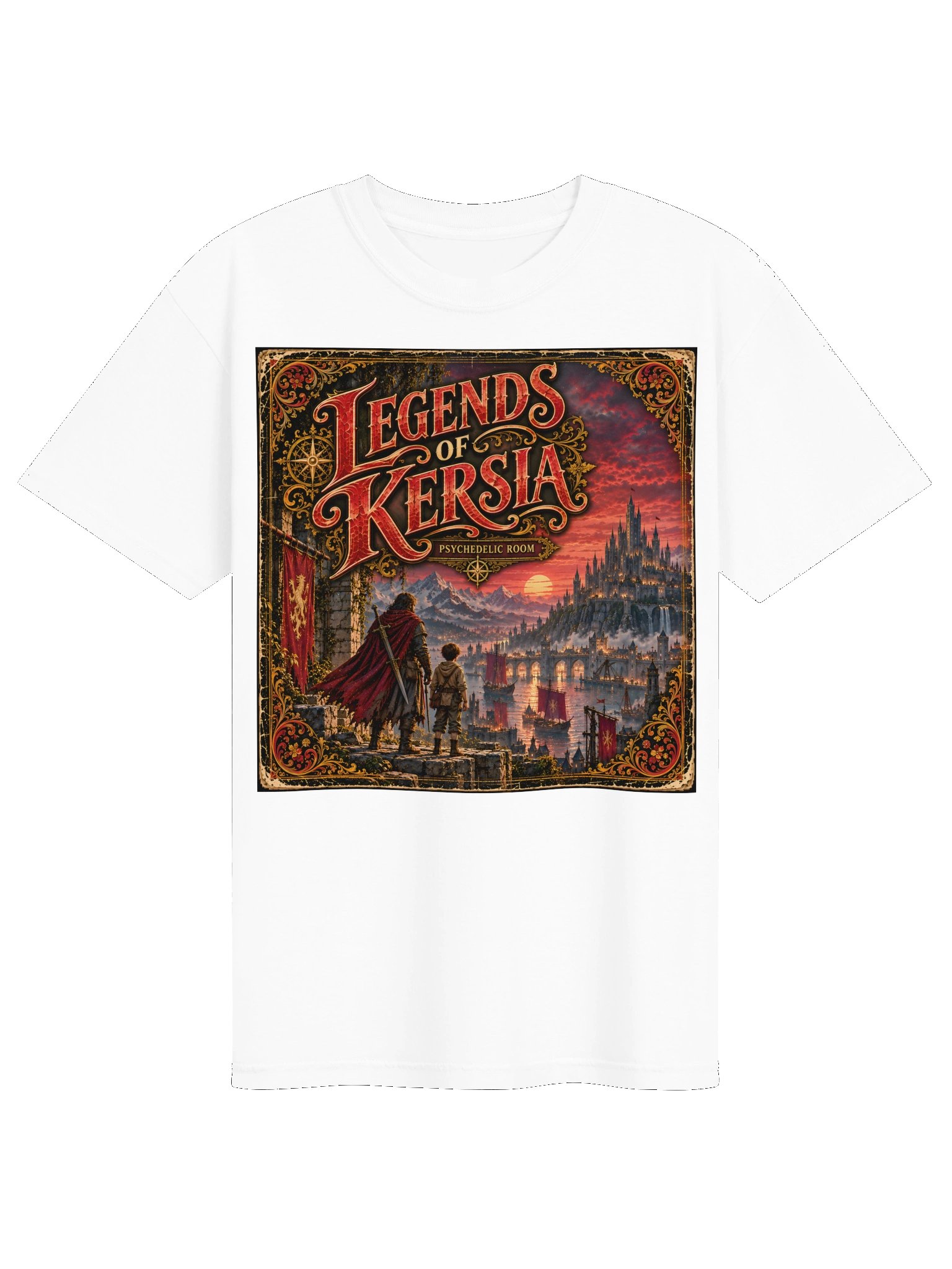 Legends of Kersia – White T-Shirt product image (1)