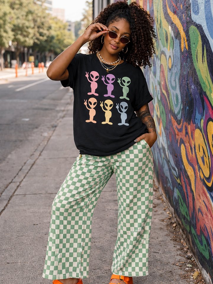 Pastel Alien T-Shirt product image (1)