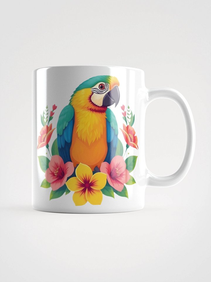 Floral Parrot Mug product image (2)
