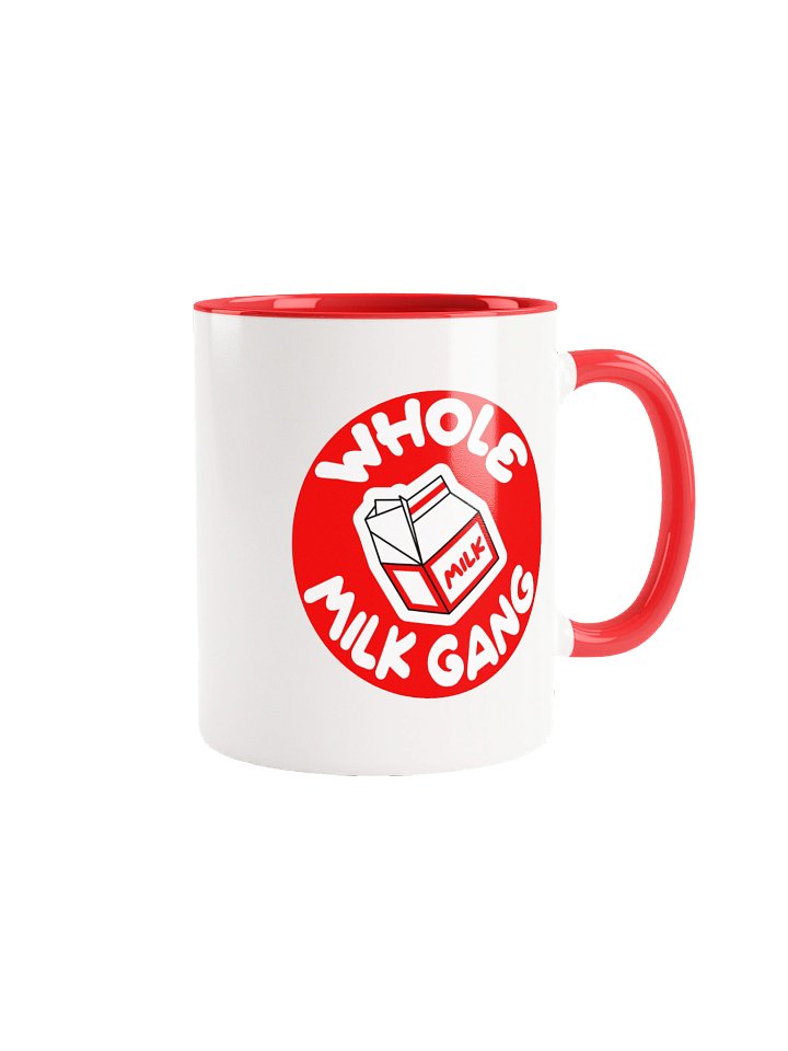 Milk Gang Whole Milk Red and White Mug product image (1)