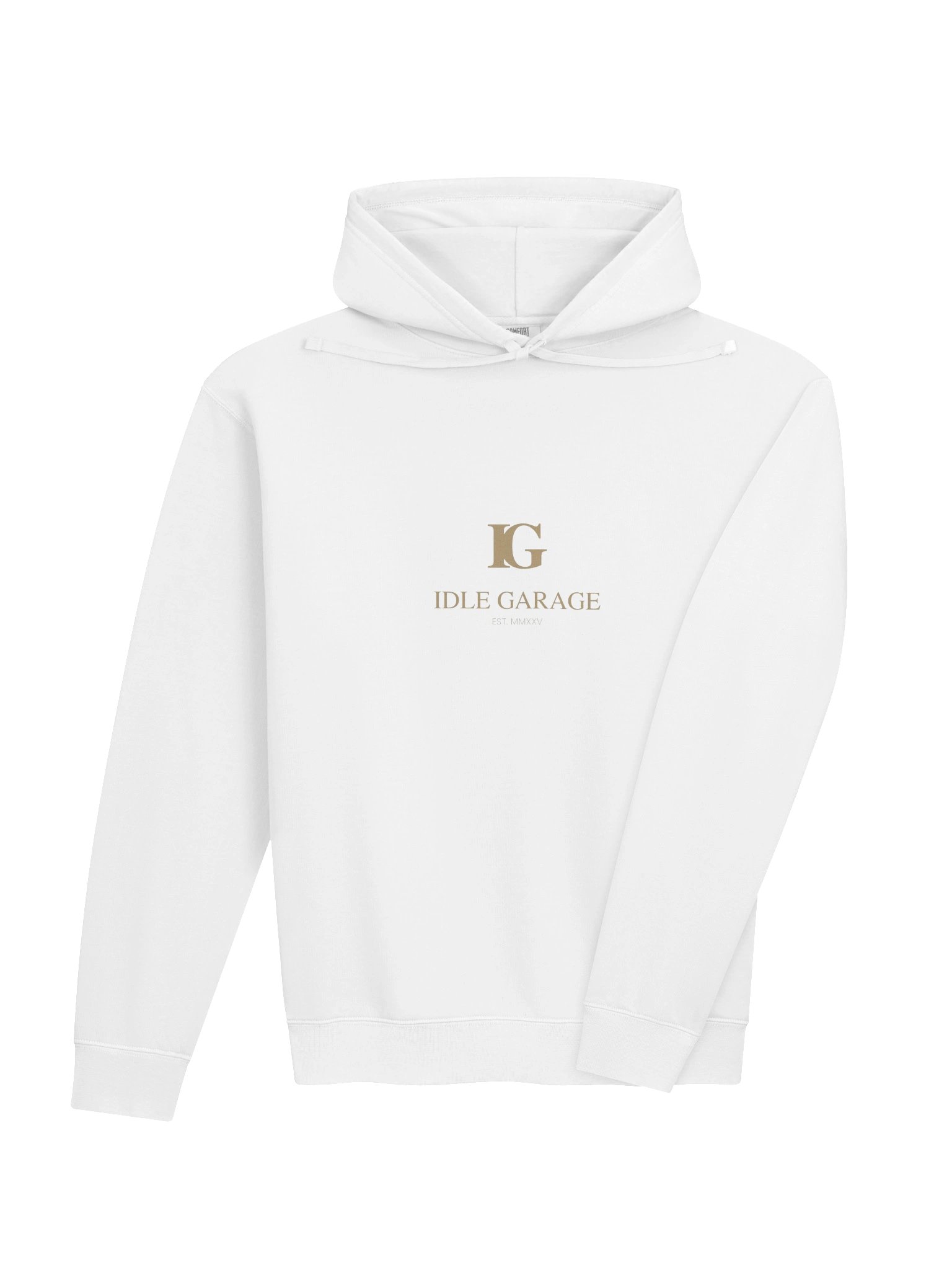 Idle Garage Gold IG Logo Persian Hoodie product image (4)