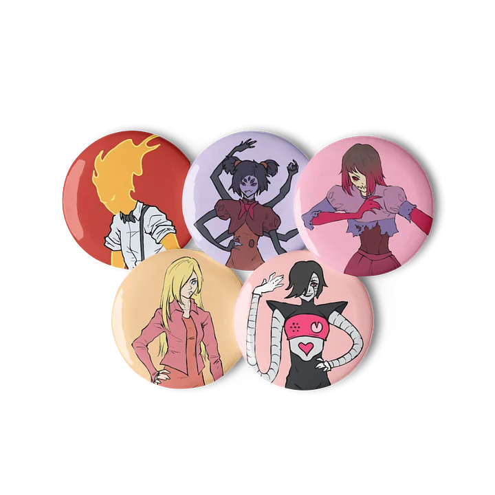 Character Pin Button Set 2 🧷 NEO Madness product image (1)