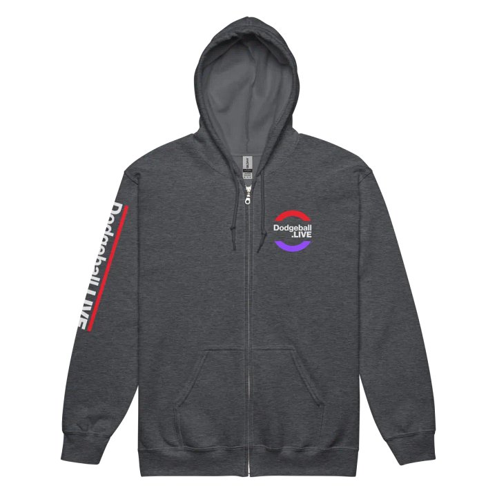 Dodgeball.LIVE Zip-Up Hoodie product image (10)