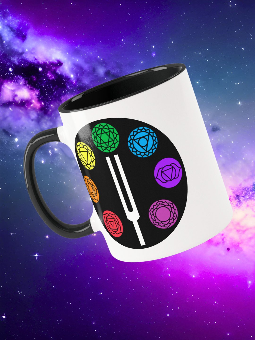 Triangle + Chakra Circle Ceramic Mug product image (2)