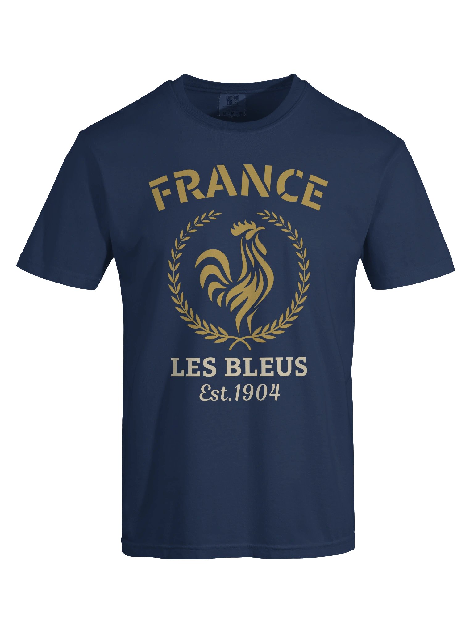 France Retro Gallic Rooster Tee product image (5)