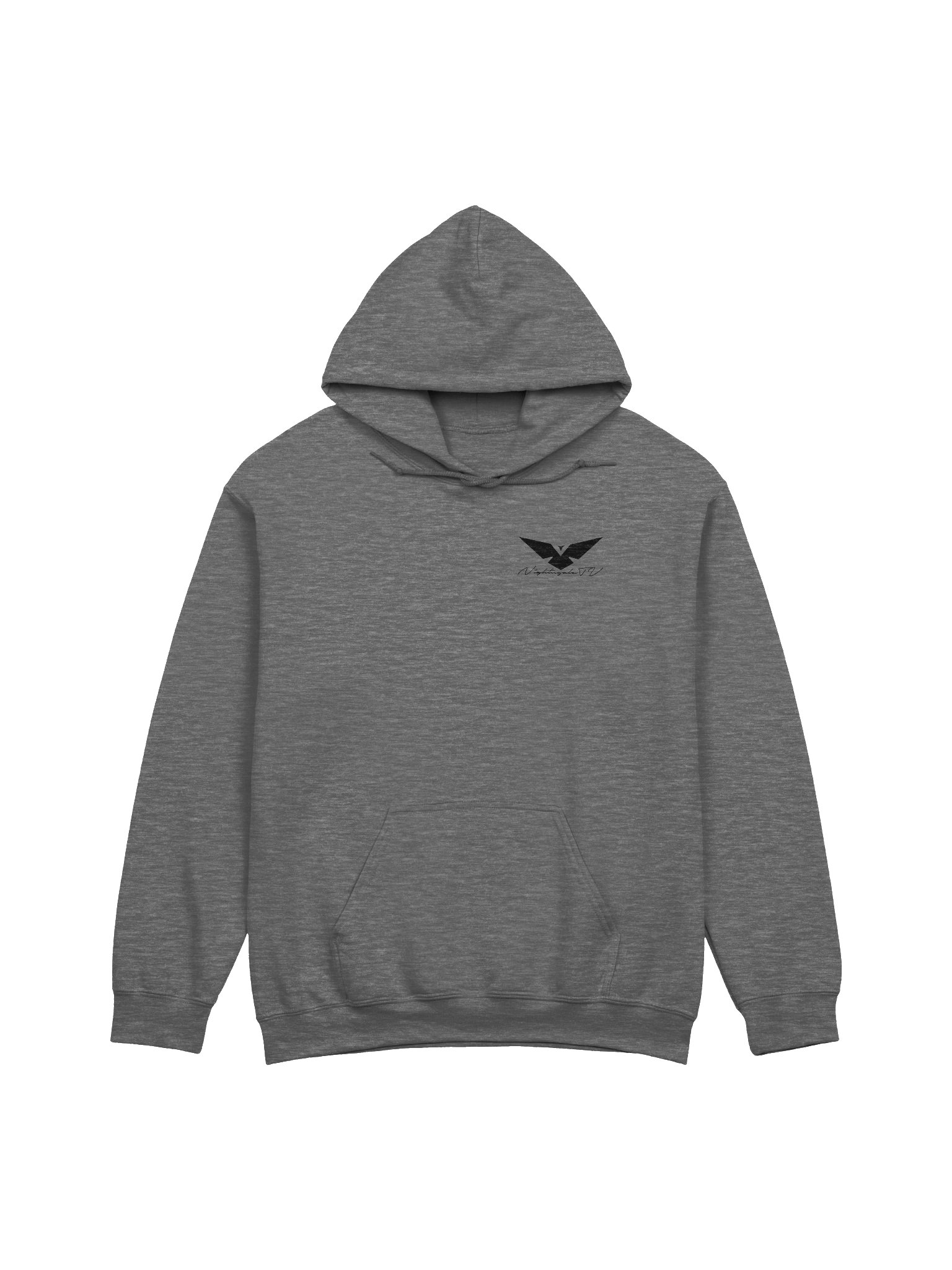 Classic Black Logo Hoodie (Small Front Only) product image (2)
