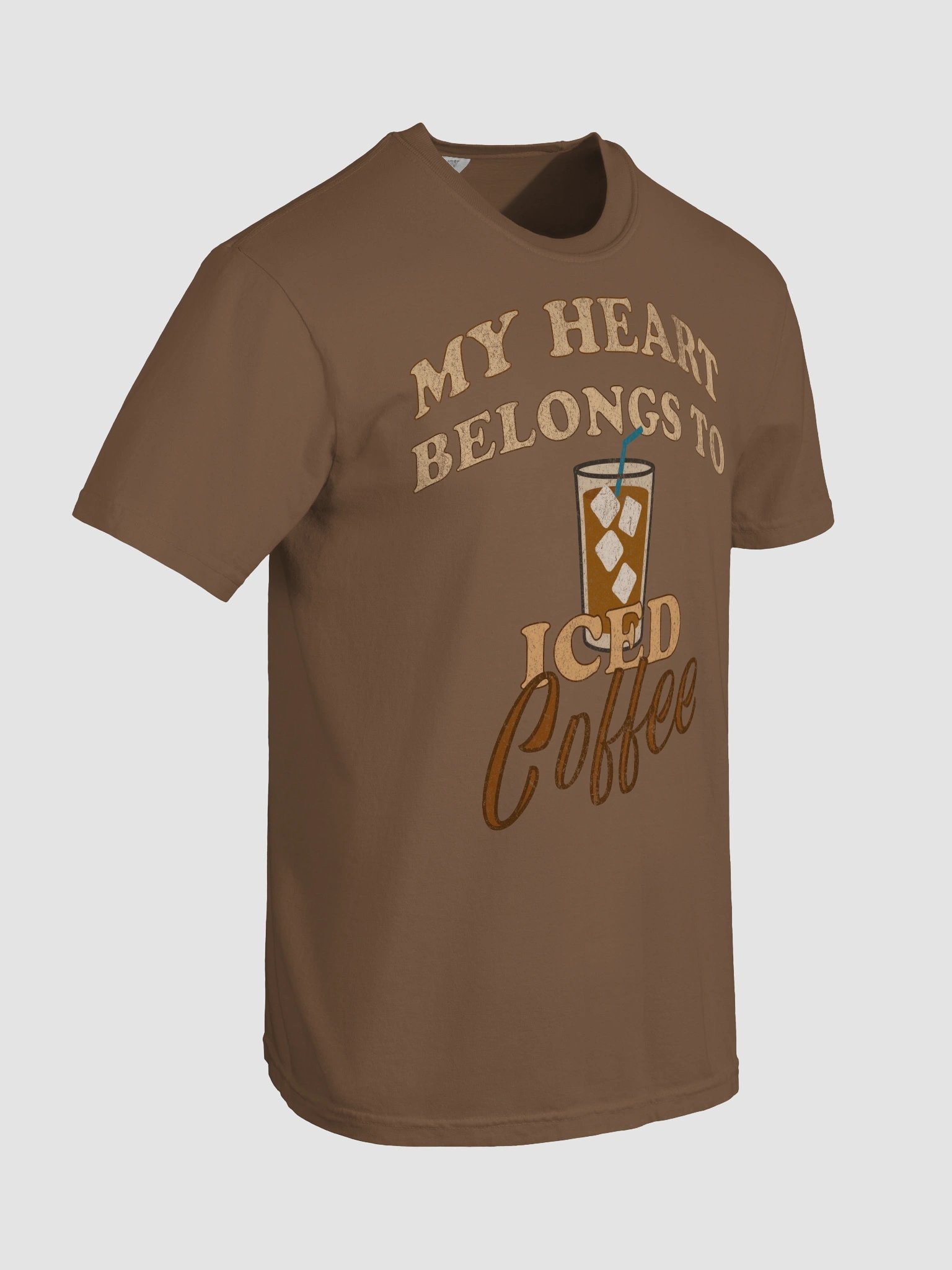 Iced Coffee Lover's Comfort Tee product image (63)